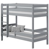 Molarem Home Drveni dječji krevet na kat Gagatek Lux - sivi - 200x90 cm - Bez ladice | shoptok.hr