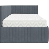  Kutni krevetni okvir s madracem 2 kom. Tamnosiva 90 x 190 cm | Shoptok.si