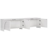 Hanah home Bijela TV komoda 180x45x32 cm Aurelia – | shoptok.hr