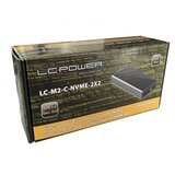 LC Power HDD Rack LC-M2-C-NVME-2X2 - M.2 SSD Enclosure Gen 2x2 | Eponuda.com