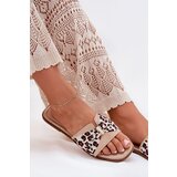 Boto Womens Flat Heeled Sandals With Bow Beige Avenza | ePonuda.com