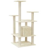  Penjalica za mačke sa stupovima za grebanje krem 110 cm Krema | Shoptok.si