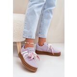 Boto Women's Platform Sneakers With Decorations Purple Vinness | Shoptok.si