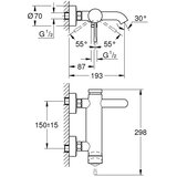 Grohe enoročna armatura za kad ESSENCE (33624001) | Shoptok.si