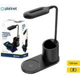 LED stona lampa LED/3W/5V sa bežičnim punjenjem crna