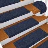  Prostirke za stepenice samoljepljive 10 kom 65x21x4 cm antracit pravokutni rub | shoptok.hr