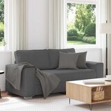  Dvosjed tamno sivi 180x77x82 cm korduro tkanina | shoptok.hr