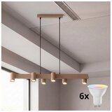 Brilagi LED RGBW prigušiva luster na sajli SELE 6xGU10/6,5W/230V bež Cene