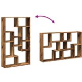 vidaXL Knjižna omara starinski les 72x20x120 cm inženirski les | Shoptok.si