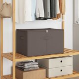  Kutija za spremanje 24 pcs Siva 55 x 35 x 32 cm Netkana tkanina | shoptok.hr