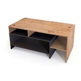 Time KLUBSKA MIZA, 120/53/60 cm antracit, hrast artisan | Shoptok.si