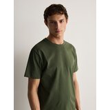 Reserved majica regular fit - kaki | Shoptok.si