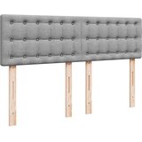 vidaXL Okvir kreveta s madraca svijetlosivi 140x200cm tkanine | shoptok.hr