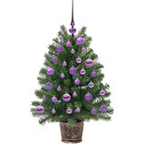  Umjetno božićno drvce s 150 LED svjetlima Zelena 95 cm PE i PVC Slike