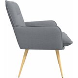  Fotelja Svjetlosiva Tkanina | shoptok.hr