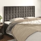 vidaXL Uzglavlje 4 kom tamnosivi 90x5x78/88 cm baršunasti Cijene