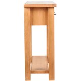 vidaXL Konzolni stol s 2 ladice 83 x 30 x 73 cm masivna hrastovina | shoptok.hr