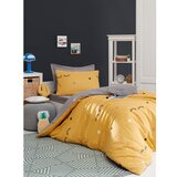 Mijolnir Žuta /siva posteljina za krevet za jednu osobu 140x200 cm Dide – | shoptok.hr