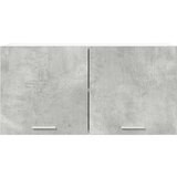 vidaXL Viseča omarica s polico Riga Betonsko siva 80 x 31 x 40 cm | Shoptok.si