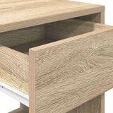 vidaXL Nočne omarice s predalom 2 kosa sonoma hrast 35x34x66,5 cm | Shoptok.si