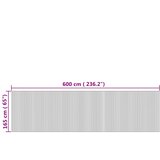 Sobna pregrada prirodna širina 600 cm visina 165 cm od bambusa | shoptok.hr