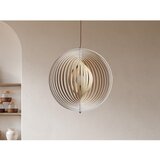  Drveni luster na sajli 1xE27/60W/230V prečnik 50 cm masiv/furnir/kaučukovac | Eponuda.com