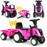 Traktor sa prikolicom guralica pink