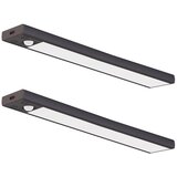  komplet 2x punjiva led rasveta za nameštaj sa senzorom viro LED/1,2W/800 mah 30cm cct crna Cene