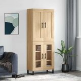vidaXL Visoka komoda hrasta sonome 69 5x34x180cm od konstruiranog drva | shoptok.hr