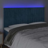  Uzglavlje tamnoplavo 200x5x118/128 cm od tkanine | shoptok.hr