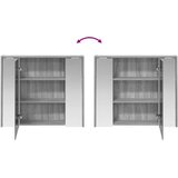  Kupaonski ormar s ogledalom Siva Sonoma 73,5 x 16 x 62,5 cm | shoptok.hr