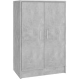 Furnova Omara za čevlje betonsko siva 60x35x92 cm iverna plošča, (21954503) | Shoptok.si