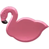 papirnati tanjuri die cut pink flamingo (8 komada)