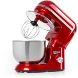 Klarstein Bella Elegance, kuhinjski aparat, 2000 W, 1,7 HP, 6 stupnjeva, 5 litrov, crveni | shoptok.hr