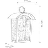 Elstead Lighting ZUNANJA STENSKA SVETILKA Hodges 27.2/41.3/19.4 cm | Shoptok.si