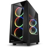  Kućište SHARKOON gaming, rev200, RGB, ATX, ventilator 5×120 mm | Eponuda.ba