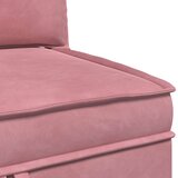 SOFA s pohranom Ružičasta Baršun | shoptok.hr