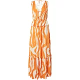 VILA ROUGE Ljetna haljina 'NOMI' svijetlobež / narančasta / pastelno narančasta