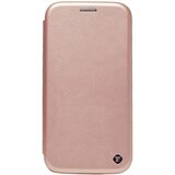 Teracell Maska za Motorola Moto G100 na preklop Flip Premium roze zlatna | Eponuda.com