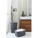 Curver Temno siv plastičen koš za perilo 45 l Softex – | Shoptok.si