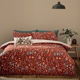Catherine Lansfield Opečnato oranžna podaljšana posteljnina za zakonsko posteljo 230x220 cm Enchanted Twilight Animals – | Shoptok.si