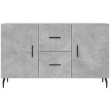 Komoda siva boja betona 100x36x60 cm od konstruiranog drva | shoptok.hr