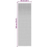 vidaXL Zavjesa za vrata protiv insekata tamnosiva 56x185 cm bambus | shoptok.hr