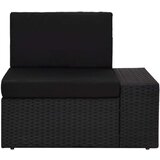 Poli 4-dijelna vrtna garnitura od poliratana crna | shoptok.hr