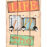  Zidna vješalica za kapute sa 6 kuka LIVE LIFE 120 x 40 cm | shoptok.hr