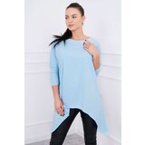 Kesi Oversize blouse in azure color | shoptok.hr
