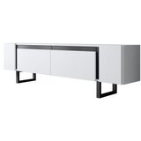 Hanah home tv polica yildiz white black