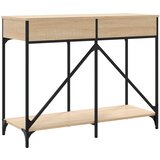  Konzolni stol boja hrasta 100 x 39 x 78,5 cm konstruirano drvo | shoptok.hr