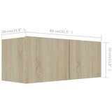  4-dijelni set TV ormarića boja hrasta sonome od iverice | shoptok.hr