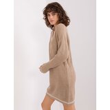 BADU Dress-BA-SK-8023-1.29X-Dark Beige | shoptok.hr